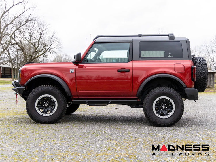 Ford Bronco Side Steps - 2 Door - AL2 Drop Step - Rough Country 